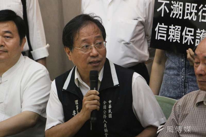 全國公務人員協會理事長李來希（見圖）直言，政府的口罩外交不過是阿Q式的自嗨。（資料照，陳韡誌攝）