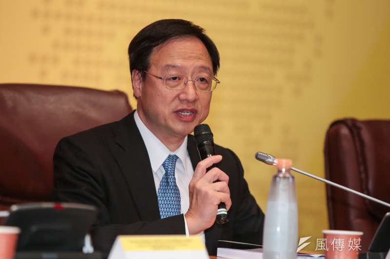 前行政院長江宜樺赴中正大學任教,12日為第一堂課,他說是經法定程序通過申請,擔任最喜歡的教職工作,將分享學術研究、行政實務經驗。(資料照,顏麟宇攝)