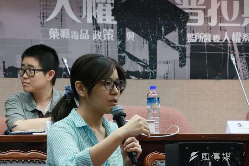 20180606_資深社工陳玟如。毒品。戒毒(台權會提供,施逸翔攝影) 20180606_資深社工陳玟如。毒品。戒毒(台權會提供,施逸翔攝影)