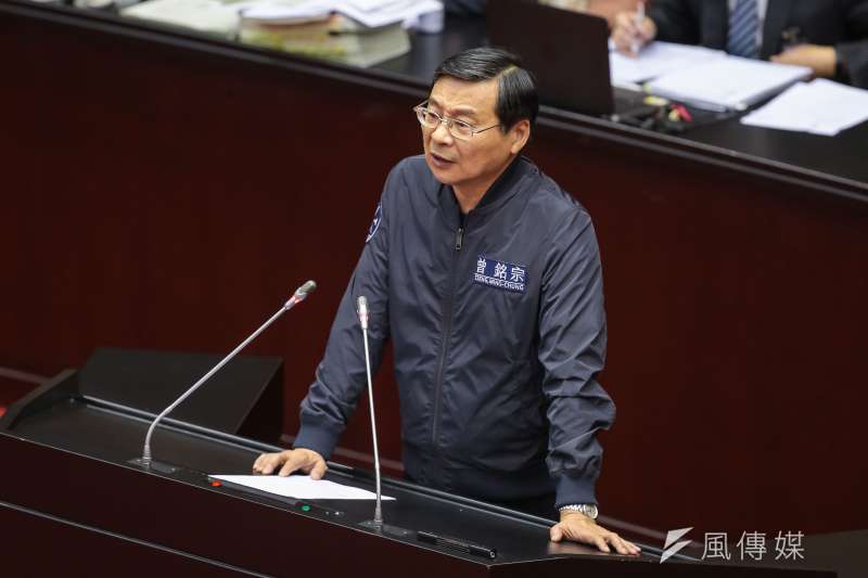 20180620-國民黨立委曾銘宗20日於臨時會審查軍人年改時發言。(顏麟宇攝) 20180620-國民黨立委曾銘宗20日於臨時會審查軍人年改時發言。(顏麟宇攝)