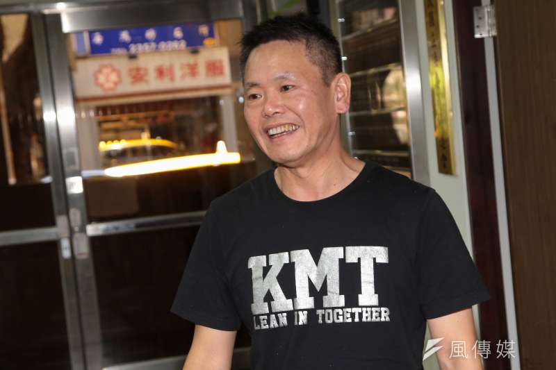 20180713-國民黨立委林為洲13日拜會前院長王金平,他24日接受中央社訪問,表示決定參選。(顏麟宇攝)