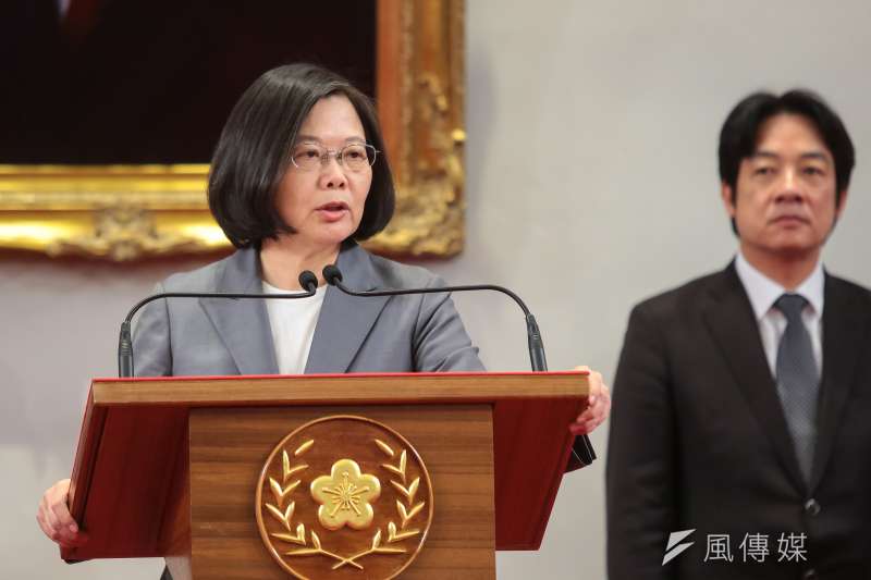 20180821-總統蔡英文21日於外交部宣布與薩爾瓦多斷交後,發表重要談話。(顏麟宇攝) 20180821-總統蔡英文21日於外交部宣布與薩爾瓦多斷交後,發表重要談話。(顏麟宇攝)