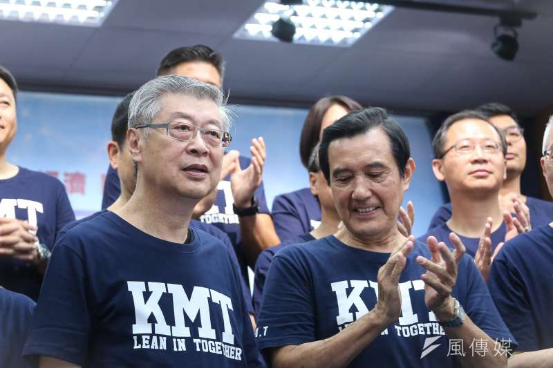 20180901-馬英九、吳敦義出席2018國民黨中央助選團成立記者會,圖為前行政院長陳冲。 (陳品佑攝) 20180901-馬英九、吳敦義出席2018國民黨中央助選團成立記者會,圖為前行政院長陳冲。 (陳品佑攝)