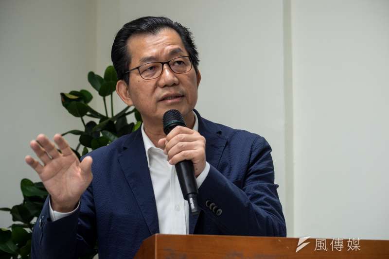20181008-中油觀塘案環評大會會後記者會,環保署長李應元。(甘岱民攝) 20181008-中油觀塘案環評大會會後記者會,環保署長李應元。(甘岱民攝)