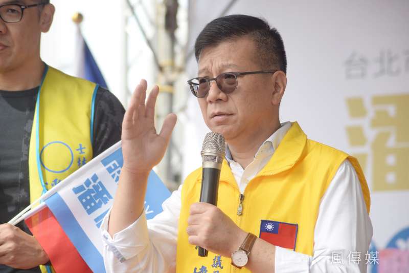 20181014-新黨市議員潘懷宗競選總部成立大會,新黨士林北投市議員潘懷宗。(甘岱民攝) 20181014-新黨市議員潘懷宗競選總部成立大會,新黨士林北投市議員潘懷宗。(甘岱民攝)