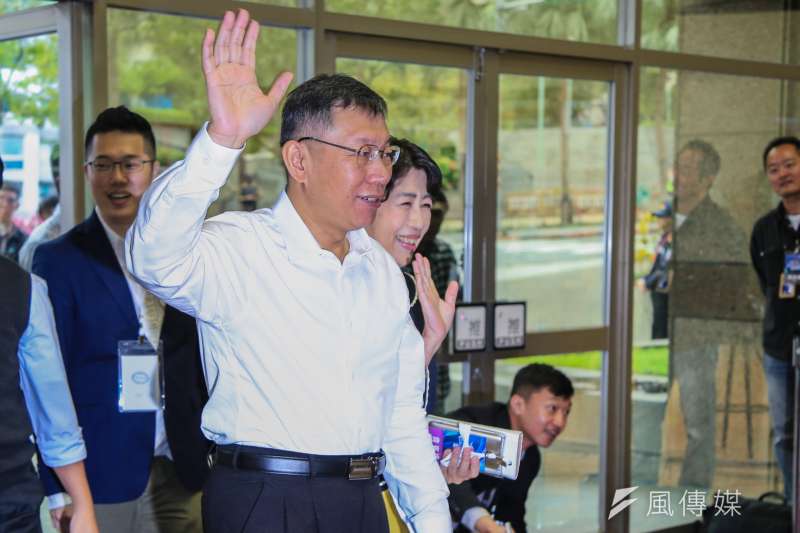20181110-台北市長柯文哲出席參加公視電視辯論。(簡必丞攝) 20181110-台北市長柯文哲出席參加公視電視辯論。(簡必丞攝)