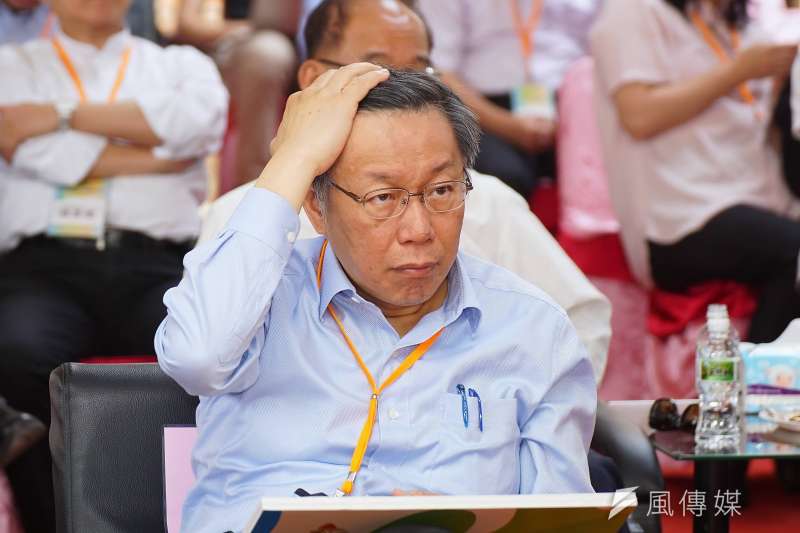 20180325-台北市長柯文哲參訪台中花博園區。(盧逸峰攝) 20180325-台北市長柯文哲參訪台中花博園區。(盧逸峰攝)