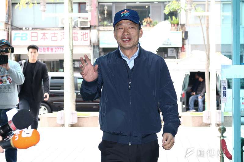 20190109-韓國瑜至國民黨中央黨部參與國民黨15縣市長便當會。(蔡親傑攝) 20190109-韓國瑜至國民黨中央黨部參與國民黨15縣市長便當會。(蔡親傑攝)