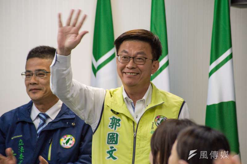 20190128-民進黨主席卓榮泰偕同立委補選參選人發表談話,台南市立委補選參選人郭國文。(甘岱民攝) 20190128-民進黨主席卓榮泰偕同立委補選參選人發表談話,台南市立委補選參選人郭國文。(甘岱民攝)