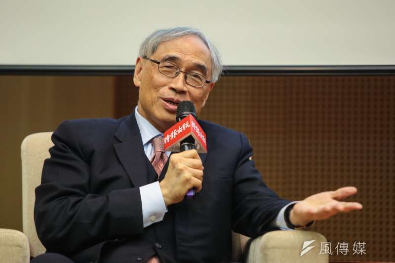 20190212-中研院院士劉遵義(本書作者)12日出席「共贏:中美貿易戰及未來經濟關係」新書座談。(顏麟宇攝) 20190212-中研院院士劉遵義(本書作者)12日出席「共贏:中美貿易戰及未來經濟關係」新書座談。(顏麟宇攝)