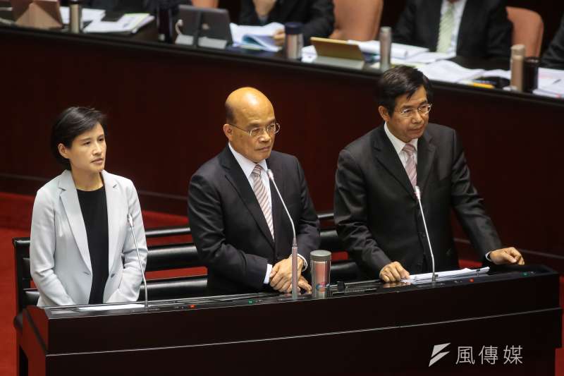 20190215-文化部長鄭麗君、行政院長蘇貞昌、教育部長潘文忠15日於立院總備詢。(顏麟宇攝) 20190215-文化部長鄭麗君、行政院長蘇貞昌、教育部長潘文忠15日於立院總備詢。(顏麟宇攝)