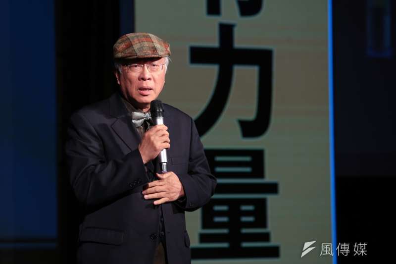 20190309-民報創辦人陳永興9日出席「時代向前行，人民有力量」四週年黨慶暨募款餐會。（顏麟宇攝）