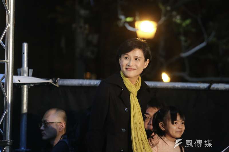 20190310-新北市三重區立委補選候選人余天「行作伙,為台灣」造勢晚會,文化部長鄭麗君。(陳品佑攝) 20190310-新北市三重區立委補選候選人余天「行作伙,為台灣」造勢晚會,文化部長鄭麗君。(陳品佑攝)
