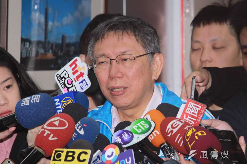 20190313-台北市長柯文哲13日於台北市政府受訪。(方炳超攝) 20190313-台北市長柯文哲13日於台北市政府受訪。(方炳超攝)