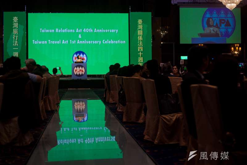 20190330-「台灣關係法40周年暨台灣旅行法周年紀念餐會」,總統蔡英文出席。(甘岱民攝) 20190330-「台灣關係法40周年暨台灣旅行法周年紀念餐會」,總統蔡英文出席。(甘岱民攝)