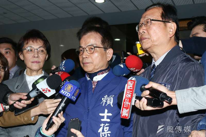 20190412-國民黨立委曾銘宗等人12日拜會NCC,左起立委黃昭順、賴士葆、林德福。(蔡親傑攝) 20190412-國民黨立委曾銘宗等人12日拜會NCC,左起立委黃昭順、賴士葆、林德福。(蔡親傑攝)