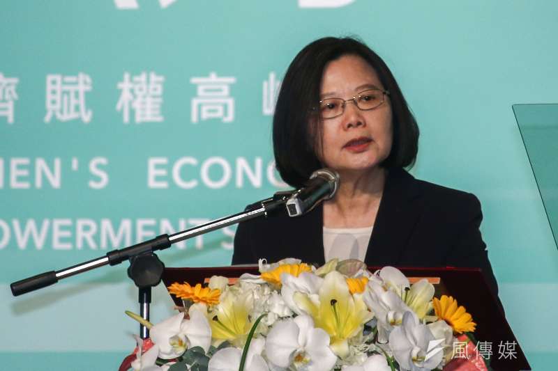 20190416-總統蔡英文16日出席「台美全球合作暨訓練架構-婦女賦權場次」。(蔡親傑攝) 20190416-總統蔡英文16日出席「台美全球合作暨訓練架構-婦女賦權場次」。(蔡親傑攝)