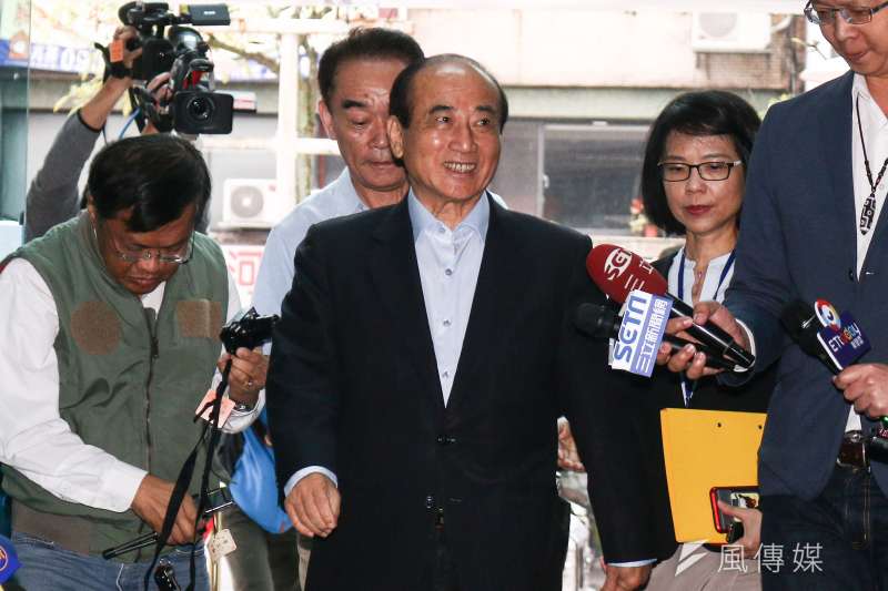 20190502-前立法院長王金平2日至國民黨黨部與主席吳敦義見面,並於會後發表談話。(蔡親傑攝) 20190502-前立法院長王金平2日至國民黨黨部與主席吳敦義見面,並於會後發表談話。(蔡親傑攝)
