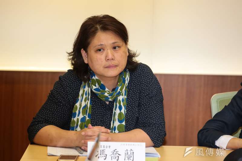 20190502-人本基金會執行長馮喬蘭2日出席「女兒遭霸凌輕生，我要的只是一句道歉」記者會。（顏麟宇攝）