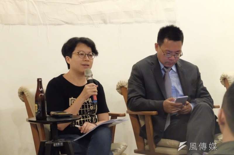 20190525-六四事件將屆滿30周年,廢死聯盟副執行長吳佳臻進行演講。(謝孟穎攝) 20190525-六四事件將屆滿30周年,廢死聯盟副執行長吳佳臻進行演講。(謝孟穎攝)