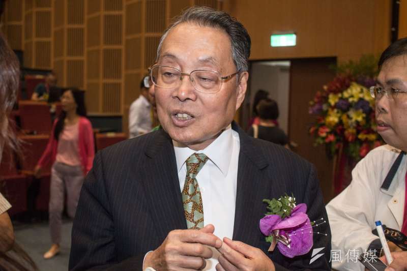 20190605-宏碁基金會董事長施振榮5日出席「李國鼎百秩晉十紀念講座」。(蔡親傑攝)