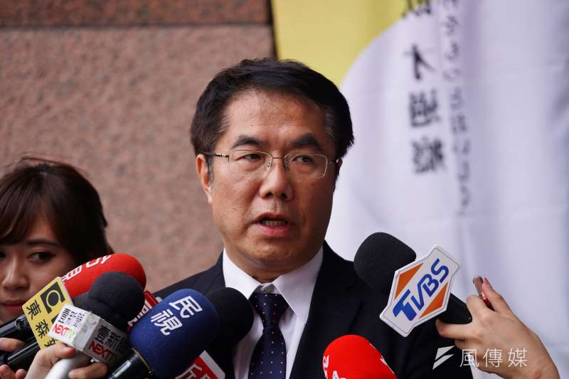 20190619-台南市長黃偉哲受訪。(盧逸峰攝) 20190619-台南市長黃偉哲受訪。(盧逸峰攝)