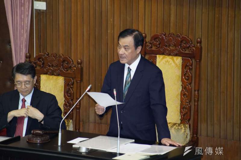 20190627-立法院臨時會對司法院大法官被提名人行使同意權案投票,院長蘇嘉全宣布投票結果。(盧逸峰攝) 20190627-立法院臨時會對司法院大法官被提名人行使同意權案投票,院長蘇嘉全宣布投票結果。(盧逸峰攝)