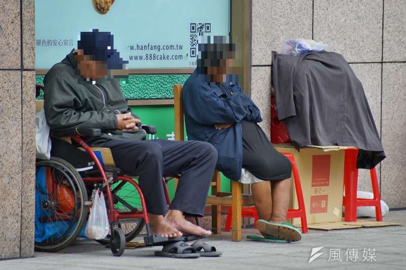 20190617-貧窮與司法專題,街友。(陳品佑攝)*經馬賽克處理 20190617-貧窮與司法專題,街友。(陳品佑攝)*經馬賽克處理