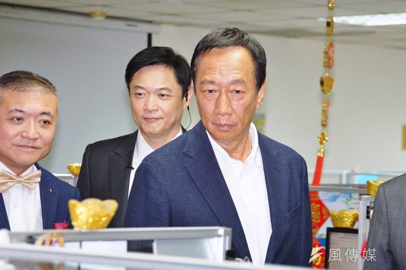 20190708-國民黨總統初選參選人郭台銘參訪1111人力銀行。(盧逸峰攝) 20190708-國民黨總統初選參選人郭台銘參訪1111人力銀行。(盧逸峰攝)