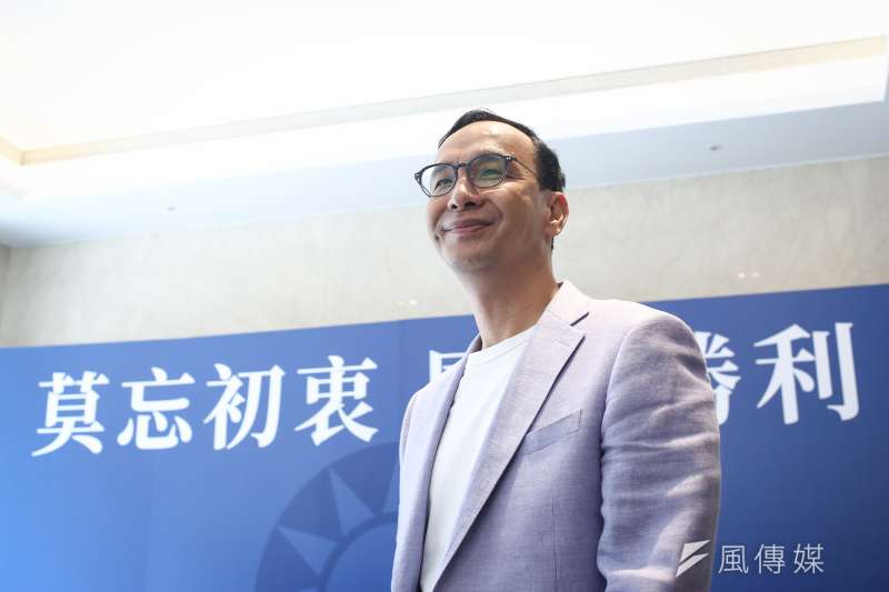 20190715-國民黨總統初選參選人朱立倫對於國民黨初選民調公布後召開記者會。(陳品佑攝) 20190715-國民黨總統初選參選人朱立倫對於國民黨初選民調公布後召開記者會。(陳品佑攝)