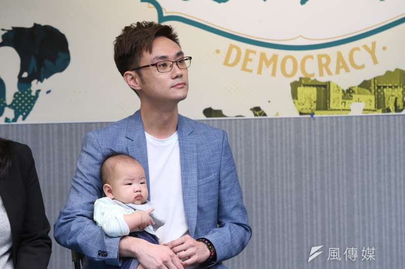 20190927-民進黨立委參選人蔡沐霖27日出席民進黨黨慶記者會。(顏麟宇攝) 20190927-民進黨立委參選人蔡沐霖27日出席民進黨黨慶記者會。(顏麟宇攝)