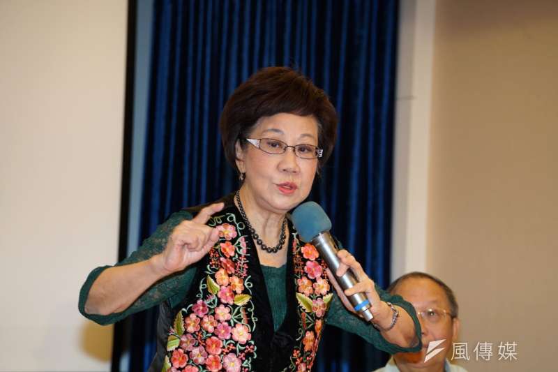 20190930-前副總統呂秀蓮召開「如何鑑賞蔡英文博士論文」座談會。(盧逸峰攝) 20190930-前副總統呂秀蓮召開「如何鑑賞蔡英文博士論文」座談會。(盧逸峰攝)
