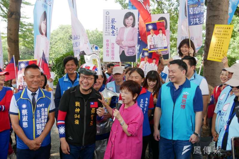 20191004-前國民黨主席洪秀柱「柱柱姐」此次將投入台南市第6選區選戰,挑戰現任立委王定宇。(潘維庭攝) 20191004-前國民黨主席洪秀柱「柱柱姐」此次將投入台南市第6選區選戰,挑戰現任立委王定宇。(潘維庭攝)