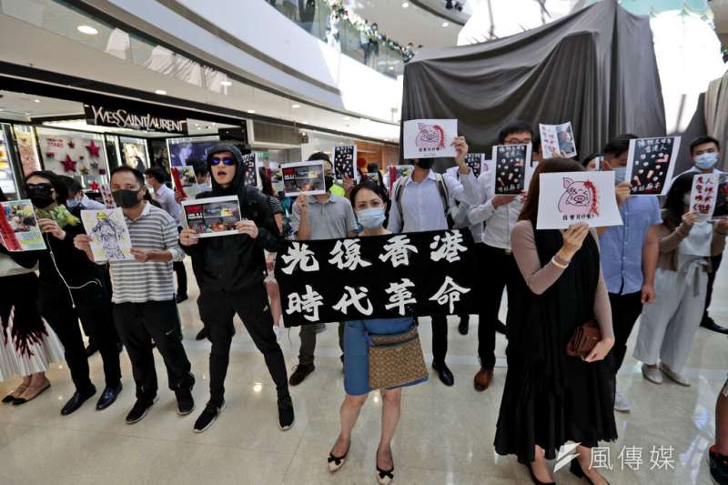香港的反送中抗議。(美聯社) 香港的反送中抗議。(美聯社)