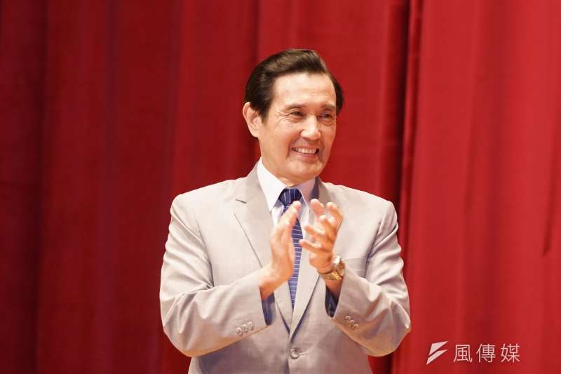 20191110-前總統馬英九10日出席張老師50周年慶。（盧逸峰攝）