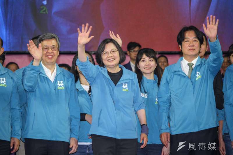 20191117-民進黨正副總統候選人蔡英文、賴清德全國競選總部成立。(蔡親傑攝) 20191117-民進黨正副總統候選人蔡英文、賴清德全國競選總部成立。(蔡親傑攝)