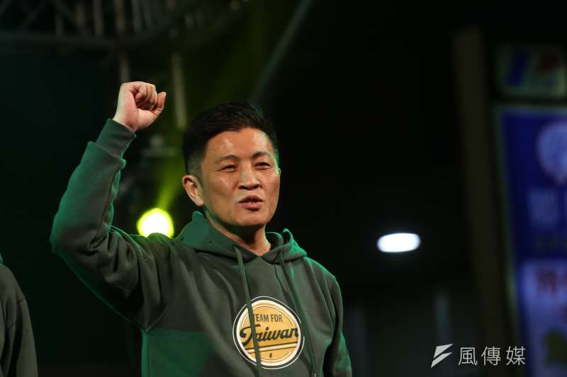 20191229-民進黨「護國保台,下架吳斯懷之夜」活動,立委參選人鄭宏輝。(陳品佑攝) 20191229-民進黨「護國保台,下架吳斯懷之夜」活動,立委參選人鄭宏輝。(陳品佑攝)