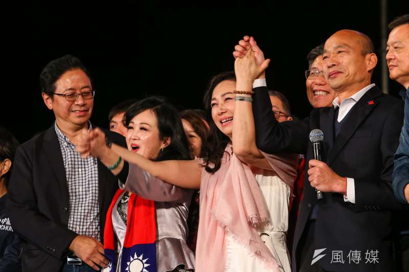 20200109-國民黨總統、副總統候選人韓國瑜、張善政伉儷9日出席「台灣安全,人民有錢,凱道勝利晚會」。(顏麟宇攝) 20200109-國民黨總統、副總統候選人韓國瑜、張善政伉儷9日出席「台灣安全,人民有錢,凱道勝利晚會」。(顏麟宇攝)