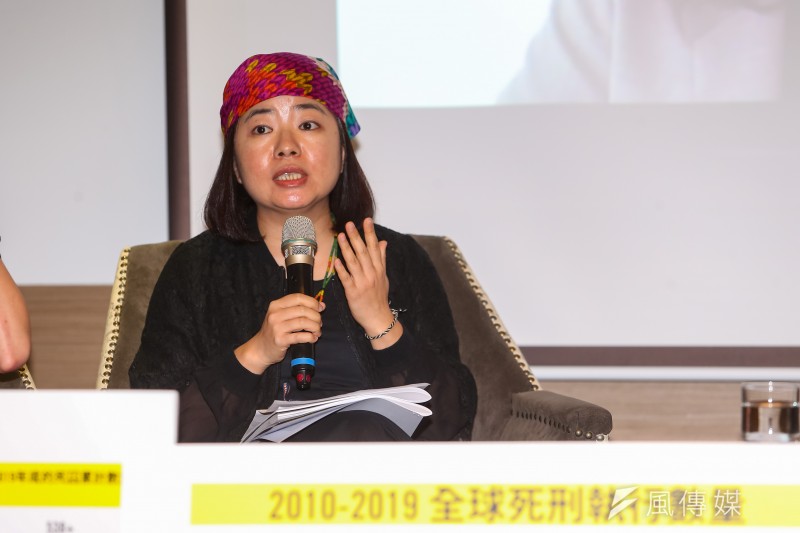 20200421-台灣廢除死刑推動聯盟執行長林欣怡21日出席「2019全球死刑報告」發布會。(顏麟宇攝) 20200421-台灣廢除死刑推動聯盟執行長林欣怡21日出席「2019全球死刑報告」發布會。(顏麟宇攝)