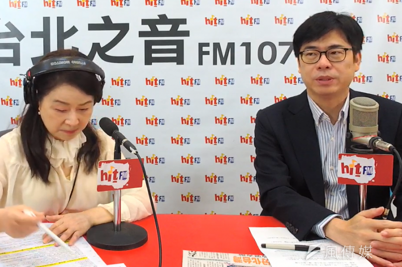 20200609-陳其邁9日接受廣播主持人周玉蔻的專訪，談到對於罷免結果的看法，他表示這是給政治人物的警惕，民意如流水。（取自周玉蔻嗆新聞YouTube頻道）