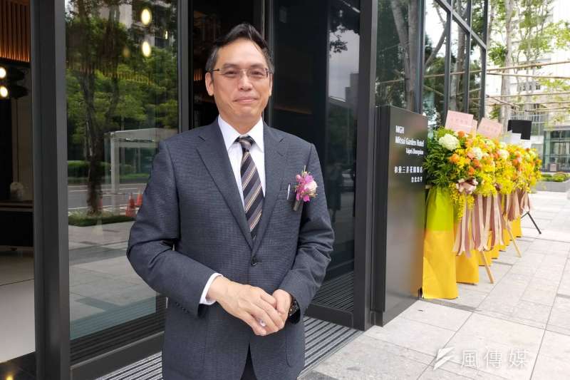宏普建設副總游武龍透露,房價漲其實建商也難買土地,未來將開發更多收益型產品。(林喬慧攝)