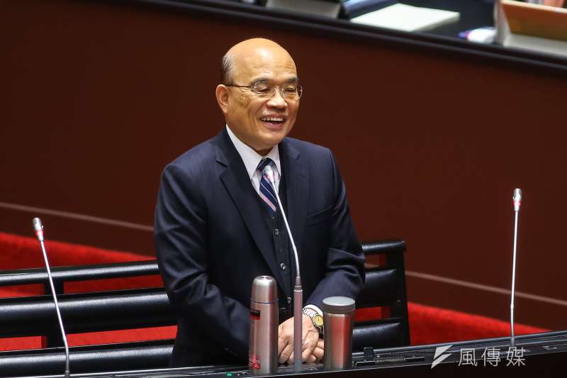 20201204-行政院長蘇貞昌4日於立院備詢。(顏麟宇攝) 20201204-行政院長蘇貞昌4日於立院備詢。(顏麟宇攝)