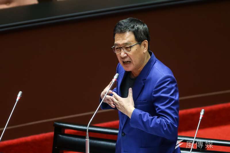 20210226-國民黨立委費鴻泰26日於院會質詢。(顏麟宇攝) 20210226-國民黨立委費鴻泰26日於院會質詢。(顏麟宇攝)