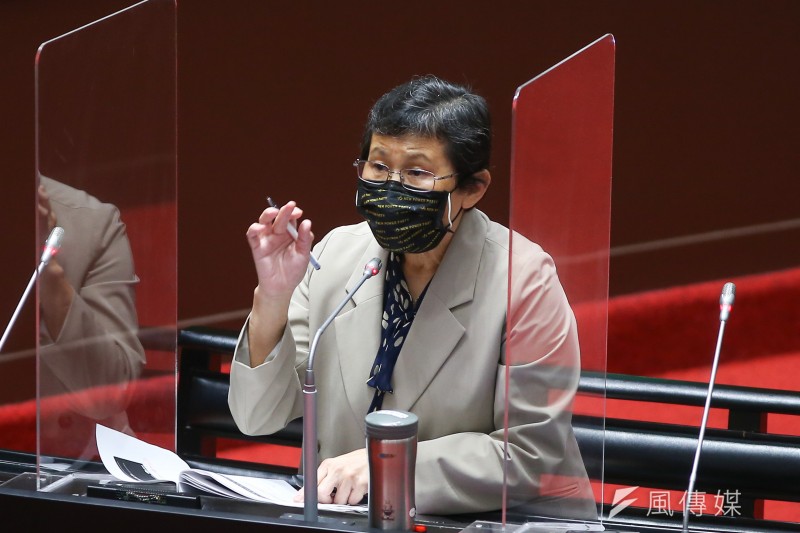 20211105-時代力量立委陳椒華5日於立院質詢。(顏麟宇攝) 20211105-時代力量立委陳椒華5日於立院質詢。(顏麟宇攝)