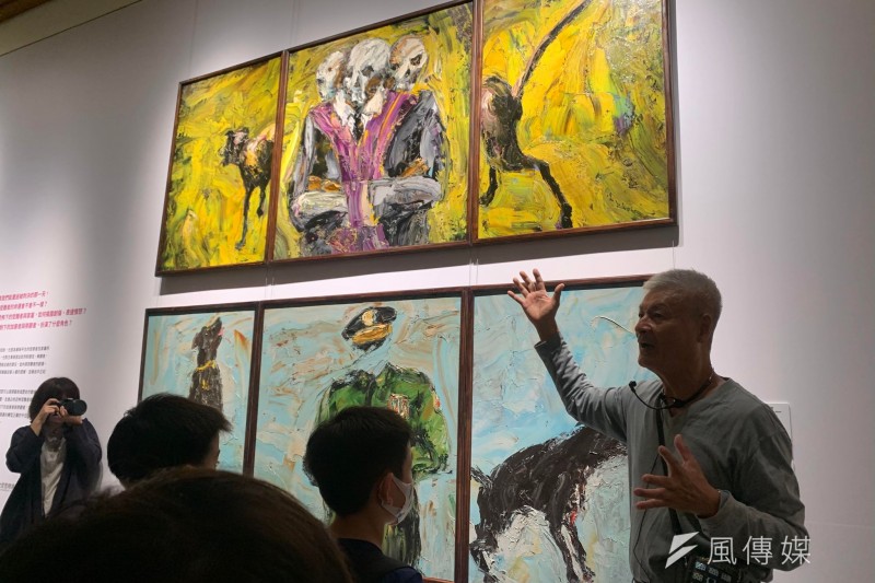 20211119-白色恐怖受難者陳武鎮於中正紀念堂舉辦藝術創作展「回到判決的那一天」(謝孟穎攝) 20211119-白色恐怖受難者陳武鎮於中正紀念堂舉辦藝術創作展「回到判決的那一天」(謝孟穎攝)