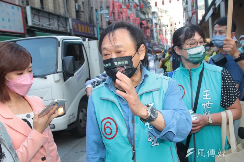 台北市議員羅智強認為，民進黨主席應由議員王世堅（見圖）接任。（資料照，顏麟宇攝）