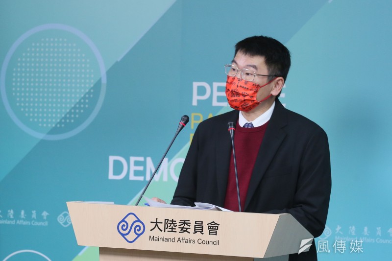 20230214-陸委會副主委梁文傑14日主持開放港澳居民來台自由行記者會。（柯承惠攝）