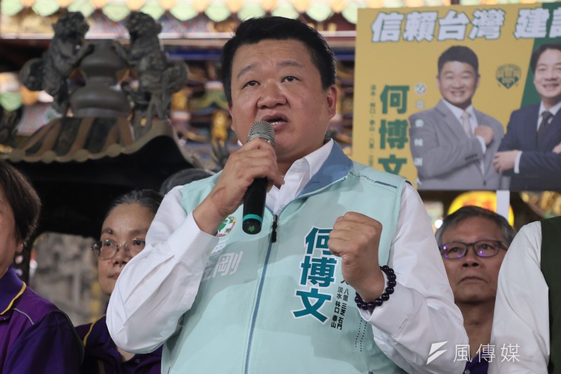 民進黨立委提名人何博文。(柯承惠攝) 民進黨立委提名人何博文。(柯承惠攝)