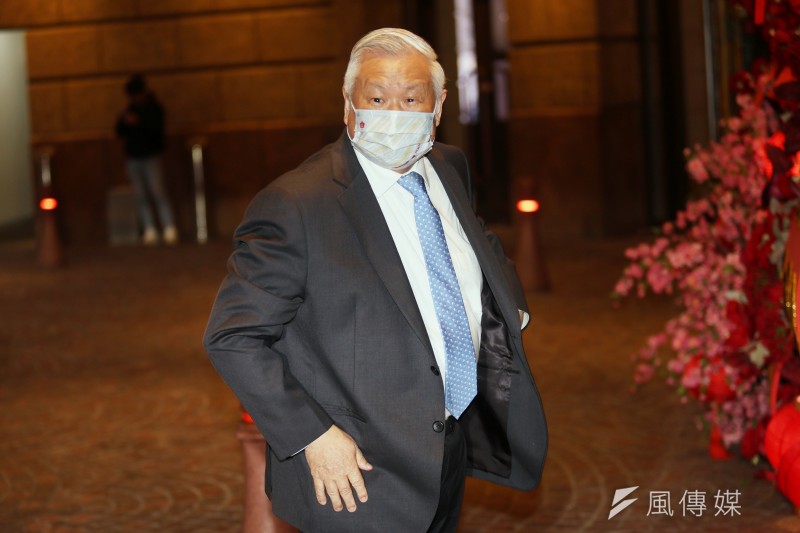 鴻海20日舉行50週年慶晚宴，旺宏董事長吳敏求出席。（柯承惠攝）