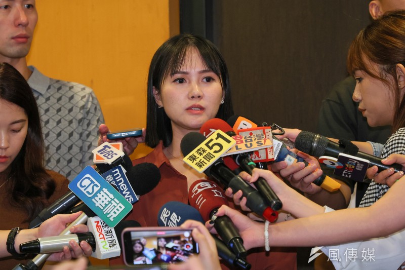 20240829-民眾黨發言人吳怡萱29日出席「台灣民眾黨幹部擴大會議」。(顏麟宇攝) 20240829-民眾黨發言人吳怡萱29日出席「台灣民眾黨幹部擴大會議」。(顏麟宇攝)
